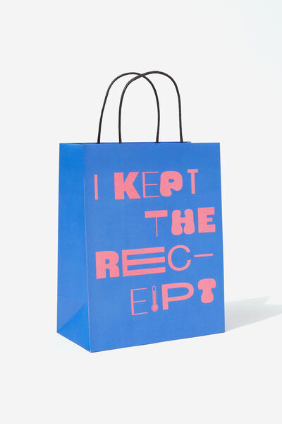 Get Stuffed Gift Bag - Medium, I KEPT THE RECEIPT