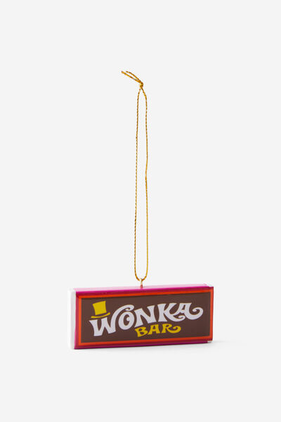 Collab Resin Christmas Ornament, LCN WB WONKA BAR