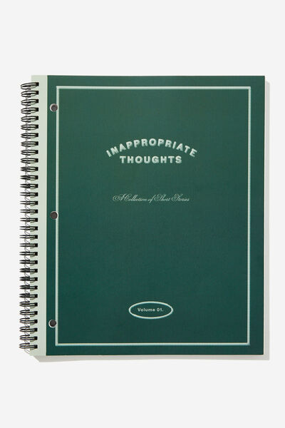 College Ruled Campus Notebook, INAPPROPRIATE THOUGHTS