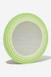 Shaped Wall Mirror, ROUND GREEN OMBRE - alternate image 3