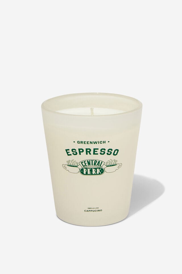 Collab Coffee Cup Candle, LCN WB FRIENDS CENTRAL PERK WHITE