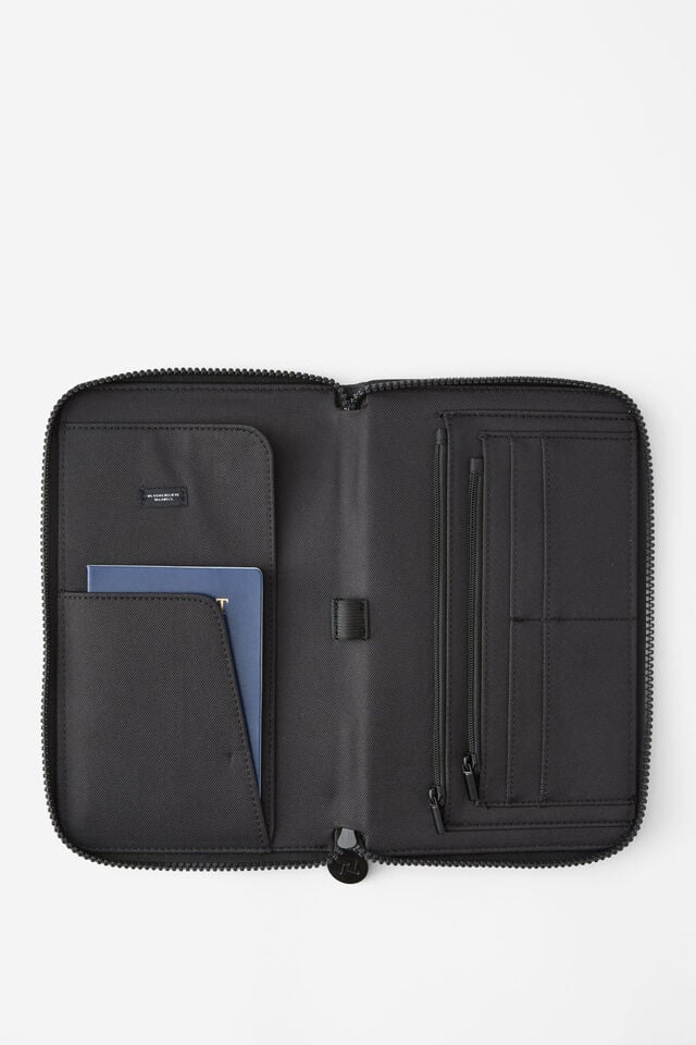 Traveller Travel Wallet, BLACK