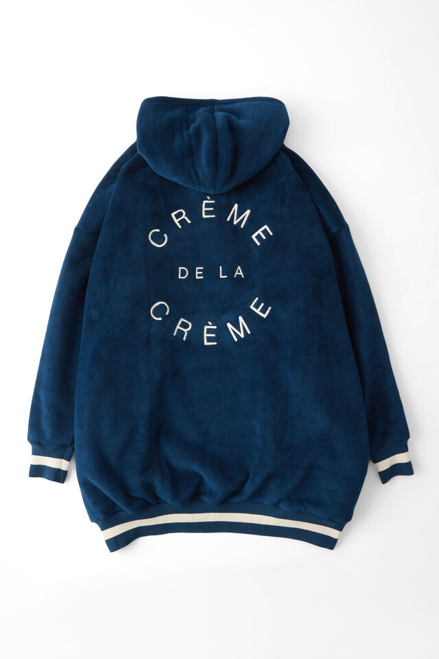 Slounge Around Oversized Hoodie, CRÈME DE LA CRÈME NAVY USA