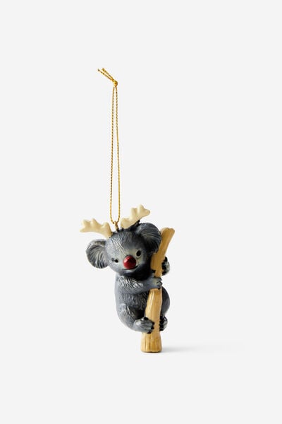 Resin Christmas Ornament, RUDOLPH KOALA