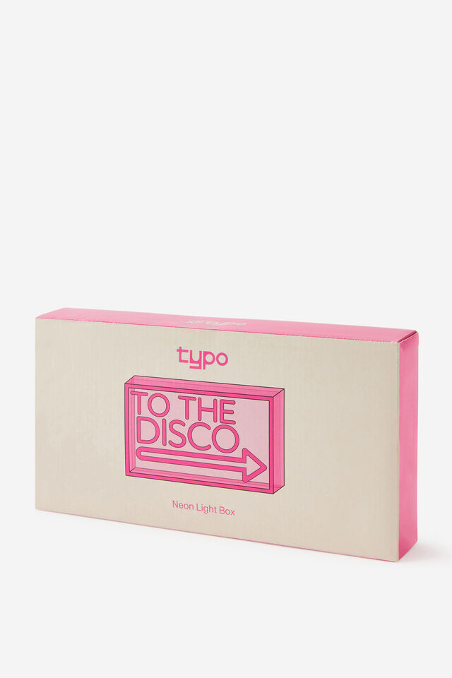 Neon Light Box, TO THE DISCO