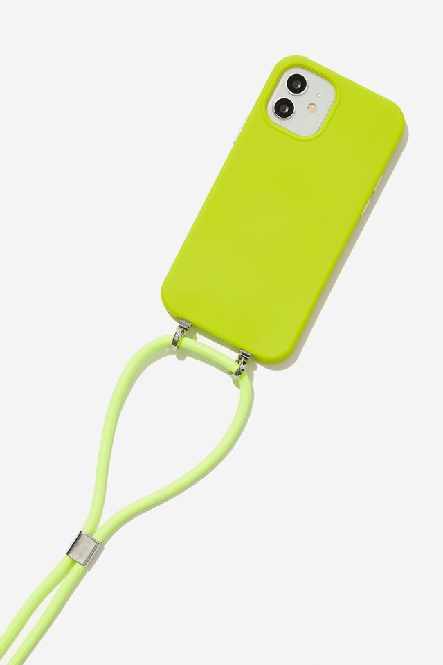 Cross Body Phone Case Iphone 12/ 12 Pro, LIME