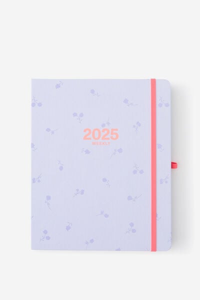 2025 Stay Focused Weekly Planner, LAVENDER DITSY