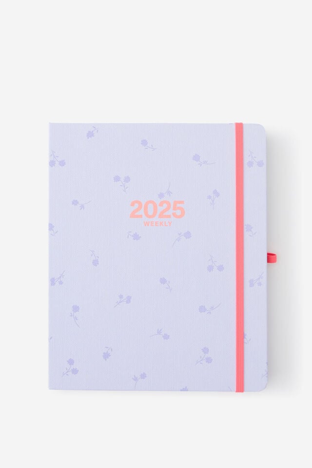 2025 Stay Focused Weekly Planner, LAVENDER DITSY