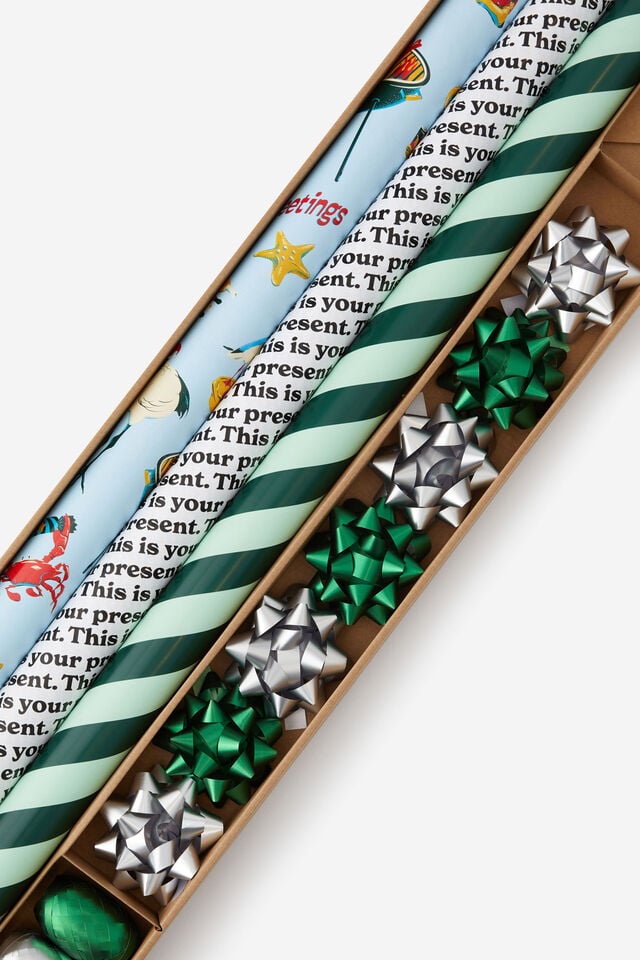 Christmas Wrap Bundle, AUSSIE STRIPES