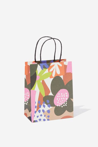 Get Stuffed Gift Bag - Small, ABSTRACT FLORAL MAXIMALIST