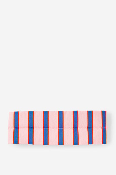 Lights Out Eye Mask, SUMMER STRIPE PINK