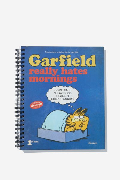 A5 Campus Notebook-V (8.27" x 5.83"), LCN GAR GARFIELD HATES MONDAYS