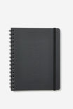 A5 Everyday Notebook, BLACK DEBOSSED - alternate image 1