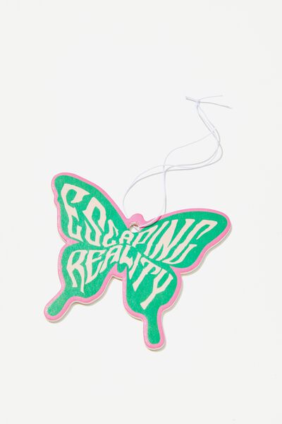 Keep It Fresh Air Freshener, GREEN ESCAPING REALITY BUTTERFLY