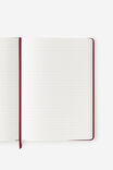 B5 Hard Lined Notetaker Notebook, CABERNET - example image 2