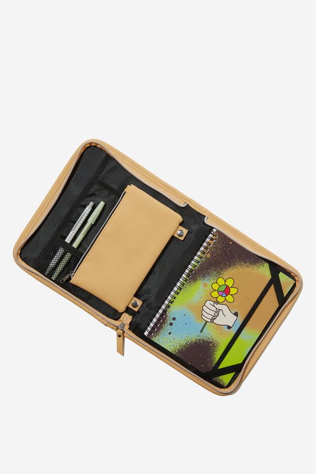 Ultimate Organiser Pencil Case, LATTE