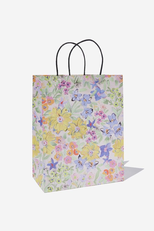 Get Stuffed Gift Bag - Medium, HANDCRAFTED FLORAL
