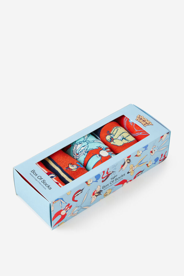 Collectors 5 Pack Socks, LCN WB LOONEY TUNES (M/L)