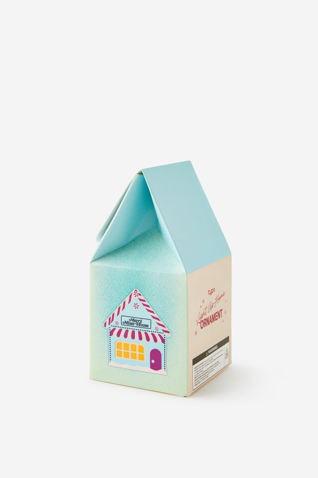Light Up Home Ornament, MERRY MIXER HOUSE