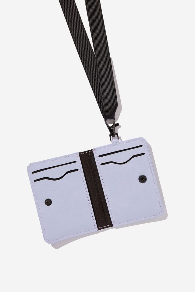 Card Holder With Lanyard, PALE LILAC DO YOUR THING