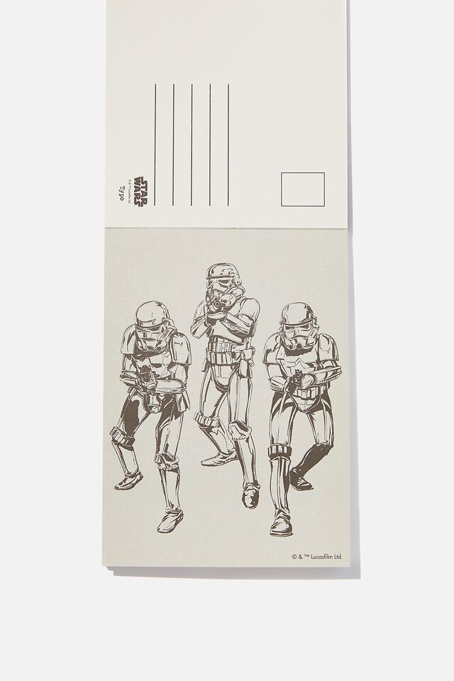 Star Wars Artists Assistant Post Card, LCN LUC STAR WARS