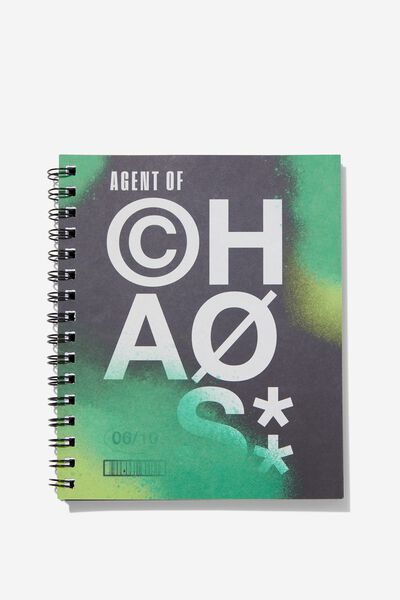 A5 Campus Notebook Recycled, AGENT OF CHAOS