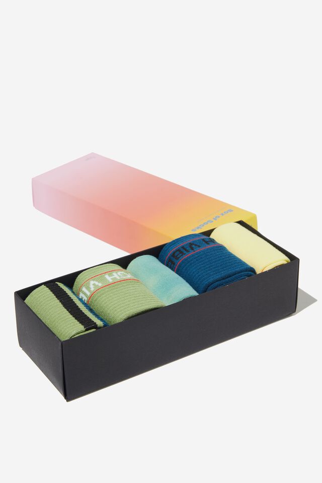 Box Of Socks, SOLARISED HIGH VIBES (M/L)