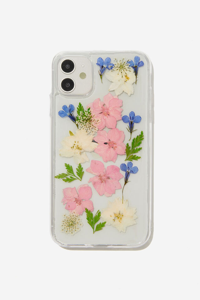 Protective Phone Case iPhone 11, TRAPPED GARDEN FLOWERS