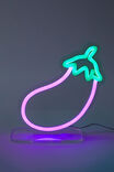 Shaped Desk Lamp, EGGPLANT - alternate image 1