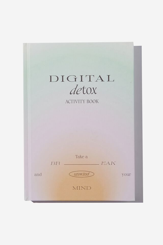 A5 Fashion Activity Journal (8.27" x 5.83"), DIGITAL DETOX VOL.2
