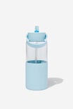 Premium Big Sipper Drink Bottle, ARCTIC BLUE POLKA - alternate image 1