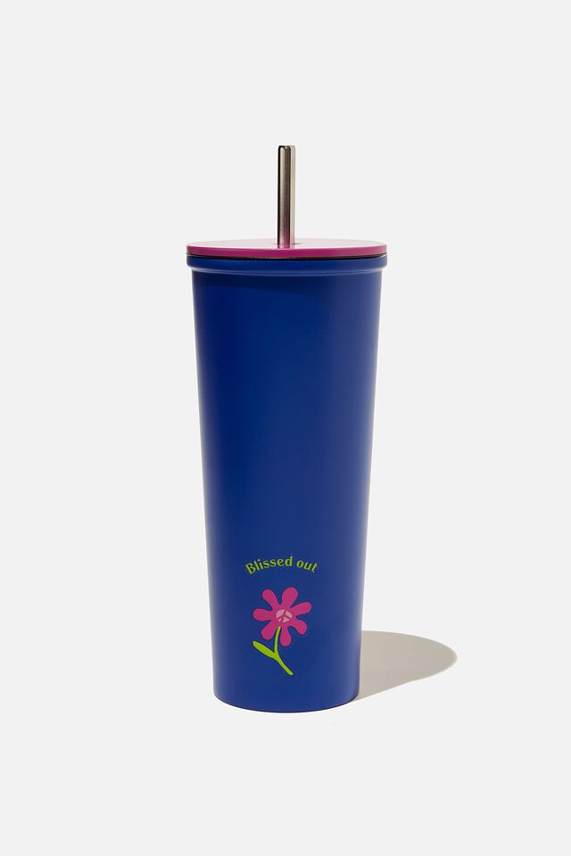 Metal Smoothie Cup, BLISSED OUT