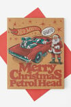 LCN MAT HOT WHEELS SANTA PETROL HEAD