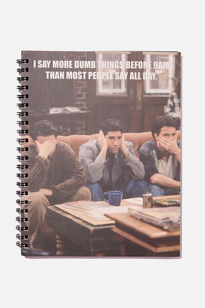 A4 Campus Notebook, LCN WB FRIENDS SAY DUMB THINGS