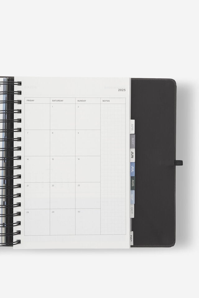 2025 Stay Focused Daily Planner, BLACK