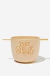 Collab X Feed Me Bowl, LCN CLC TAKE CARE OF YOURSELF - alternate image 1
