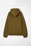 Premium Fleece Oversized Hoodie, OLIVE TOO BUSY! - alternate image 3