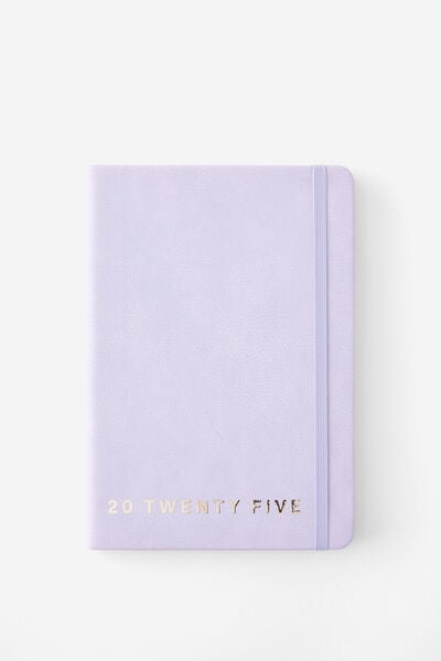 2025 A5 Weekly Buffalo Diary, LAVENDER HAZE FOIL