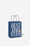 Get Stuffed Gift Bag - Small, BEST DAD EVER OFFICAL NAVY - alternate image 1