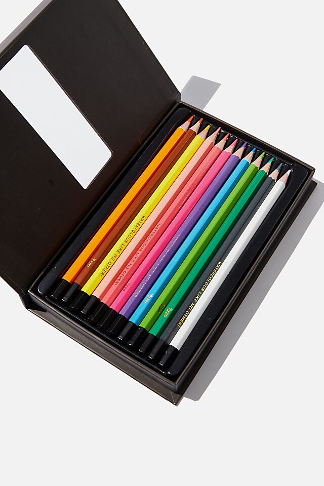 Watercolour Pencils 12 Pack, PASTELLO