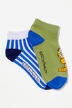 2 Pk Of Ankle Socks, LCN GARFIELD (M/L) - alternate image 1
