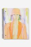 College Ruled Campus Notebook, PASTEL GIRL - alternate image 1