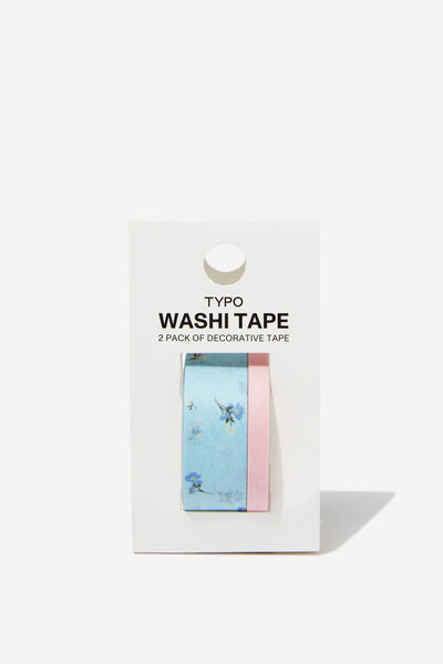 Washi Tape 2Pk, MEADOW DITSY / BALLET BLUSH