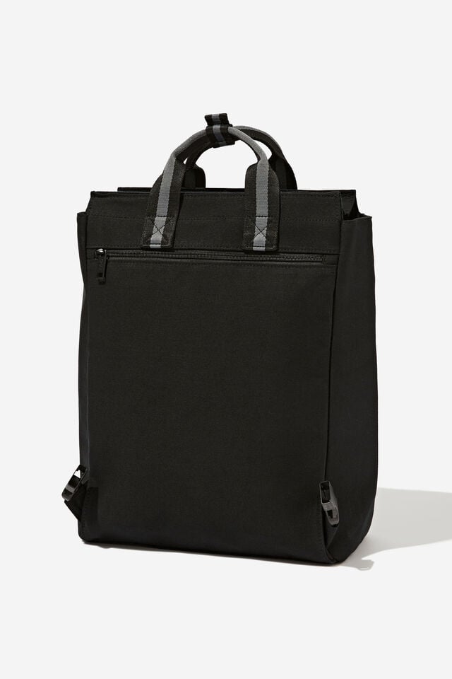 Essential Tote Backpack, BLACK