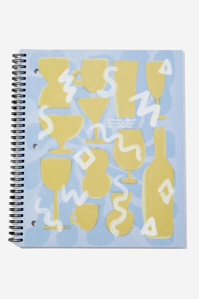 College Ruled Campus Notebook, STRONG CAPABLE DEHYDRATED