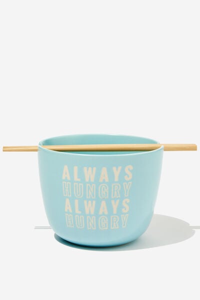 Feed Me Bowl, ALWAYS HUNGRY ALWAYS HUNGRY ARCTIC BLUE