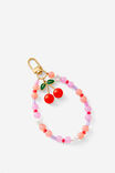 Trinket Bag Charm, CHERRY/ PINK POP - alternate image 1