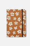 Personalised A5 Buffalo Journal, BUTTERSCOTCH MID DAISIES