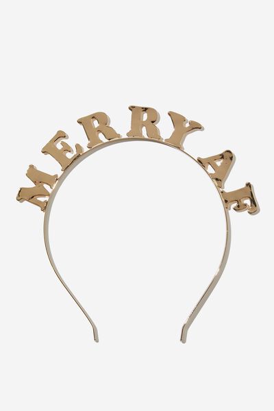 Christmas Headband, MERRY AF!