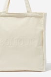 Out And About Tote Bag, BONJOUR / ECRU - alternate image 2